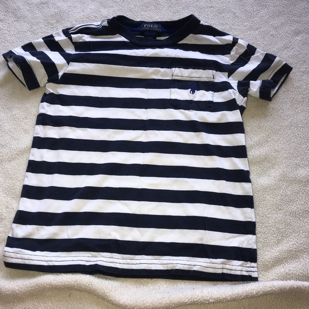 Striped boys polo T-shirt